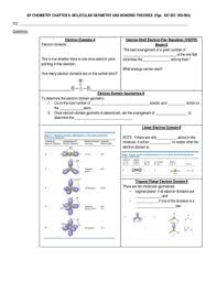 Polish your personal project or design with these molecular geometry transparent png images, make it even more personalized and more attractive. Molecular Geometry Worksheets Teaching Resources Tpt