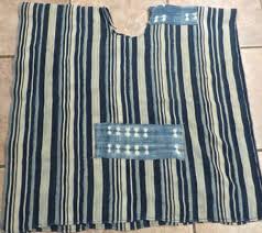 Most recent textile and fiber art features haf weighton: One Of A Kind Poncho Made Of Vintage Indigo Textile From Mail Ebay
