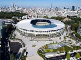 The 2020 (yes, they're still called 2020) tokyo summer olympic games will officially open friday with the opening ceremony, to be staged in a fanless japan national stadium. Japan National Stadium Taisei Corporation Azusa Sekkei Kengo Kuma Associates Archdaily