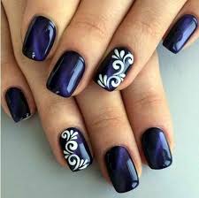 Podemos decir que es el color del buen rollo. Unas Decoradas Azul Marino Unas Decoradas Paso A Paso Facebook