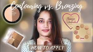 With bronzer, apply it to the top of your forehead, around the edges of your face, across your cheeks and nose, slightly on your chin, and down the neck to blend with the rest of your skin. Difference Between Contour And Bronzer And How To Apply Both Blush N Blink
