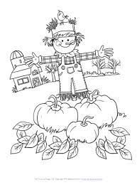 A scarecrow can be made of different materials, such as old clothes and other unnecessary things. Scarecrow Coloring Page All Kids Network