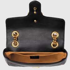 Túi đeo chéo nữ Gucci GG Marmont Matelasse Leather Mini Bag Size 22