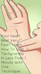 Your Heart Beat Very Fast Learn How To Stop Tachycardia In Less Than 1 Minute With One Technique Healthy St In 2020 Fast Heart Rate Lower Heart Rate Slow Heart Rate