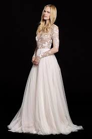 Hayley Paige Fall 2015 Wedding Dress Long Sleeve Net Gowns Hailey Paige Wedding Dresses