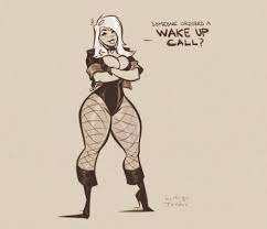 Hugo Tendaz on X: When she screams entire neighborhood wakes up. You can't  get a better compliment. Hah! :) A cleaner, #monochrome pass on  #BlackCanary #thick #cartoon #comics #pinup #strong #arrow #greenarrow #