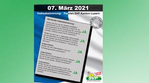 About press copyright contact us creators advertise developers terms privacy policy & safety how youtube works test new features press copyright contact us creators. Svp Luzern Parolenfassung Zur Abstimmung Vom 07 Marz 2021