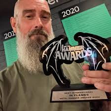 What a fun night tonight in Berlin for the Metal Hammer Awards! Thank you  to @mhammer666 and you guys for awarding us best international band 🇸🇪!!  See you