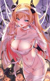 full moon, jack-o-lantern, open mouth, furrowed brow, sky - Anime R34