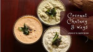 Coconut Chutney Recipe 3 Ways White Coconut Chutney Red Coconut Chutney Green Coconut Chutney Youtube