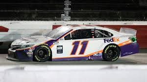 Pocono international raceway is a 2.5 mile high banked oval (36 degrees) with a number of possible infield road course arrangements, located in the wilderness of northeastern pennsylvania. Denny Hamlin Edges Kevin Harvick For Nascar Win At Pocono Raceway