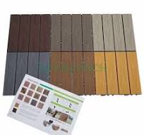 Co-Extruded Interlocking WPC Deck Tiles use for All-Weather ...