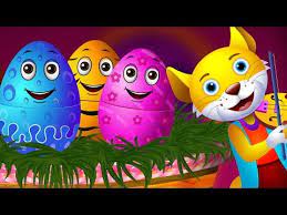 Surprise Eggs Nursery Rhymes Toys Hey Diddle Diddle Learn Colours Domestic Animals Chuchu Tv Farm Animal Toys Baby Farm Animals Kids Songs
