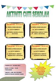 Tarikh cuti sekolah, cuti umum, penggal persekolahan. Facebook