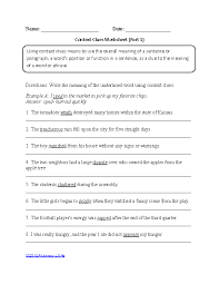 Context Clues Part 1 Intermediate Ccss Ela Literacy L 8 4a Language Worksheet Context Clues Worksheets Context Clues Language Worksheets
