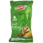 Calories In Aldi Snackrite Salt Vinegar Crisps 6 X 25g Nutrition Information Nutracheck