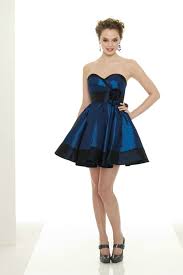 Image result for blue and black dress