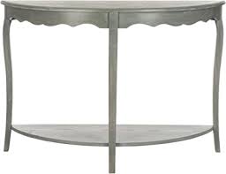 The sleek, contemporary safavieh wolcott lacquer console table in multiple colors makes a handy centerpiece for the front hall and a lovely accent in nearly any room. Amazon Com Safavieh Home Collection Wolcott Mid Century Modern Taupe And Black Console Table Furniture Decor