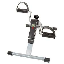 Wakeman Fitness Folding Pedal Exerciser With Electronic Display Folding Fitness Wakeman Biking Workout Indoor Bike Workouts Mini Exercise Bike