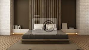 I love that this is a perfect blend of contemporary without being too cold. Schlafzimmer Design Modern Loft 3d Render Fototapete Fototapeten Appartment Innenraume Hipster Myloview De