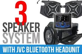 Polaris Rzr Xp 1000 Completo Ssv Works 3 Alto Falante Plug And Play Sistema Com Jvc Ebay