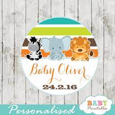 20% off with code savetwenty4u. Jungle Theme Personalized Favor Tags D134 Baby Printables