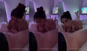 Liljp Blows off Horny Dick on the Bed Onlyfans Leak | Thothub.