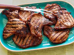 Easy Grilled Pork Chops Recipe Pork Chop Recipes Grilled Food Network Recipes Grilled Pork Chops