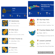 Master of pyromancy is a silver trophy in dark souls ii: Bully Parappa The Rapper Remastered I Took A Month Break From Trophy Hunting Came Back A Few Days Ago And Snagged These Easy Yet Incredibly Fun Plats Trophies