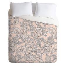 Buy black & purple bold teen girls full size comforter set (8 piece bed in a bag): Gabriela Fuente Light Paisley Comforter Set Deny Designs Target
