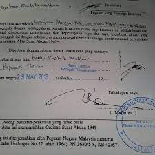 Wujudnya surat akuan bersumpah adalah untuk mengisytiharkan hasil karya dengan tuan milik untuk kali pertama ataupun untuk semakan; Pesuruhjaya Sumpah The Mall Kuala Lumpur Federal Territory Of Kuala Lum
