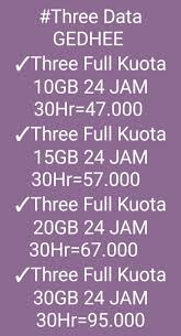 * 15gb + unlimited app, 30 hari > hanya @ 85rb. Gudang Kuota Home Facebook