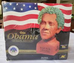 Chia Pet Obama Special Edition Decorative Planter in Original Box