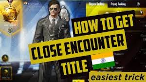 Honestly close encounter, berserker, middleman, and squad wins titles are not that much related to skill but they require you can imagine how hard he has worked for this title but he is not super good at this game.\ How To Get Close Encounter Title In India Easiest Way To Get Close Encounter Title Youtube