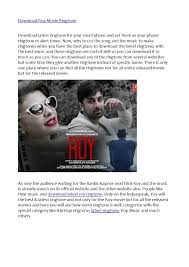 Download Roy Song Ringtone By Indyaspeak Issuu Free aashiqui 2 jukebox full songs aditya roy kapur shraddha kapoor mp3. issuu
