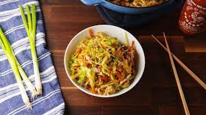 Egg Roll Bowls Same Amazing Flavors Recipe Recipes Healthy Recipes Eggroll In A Bowl