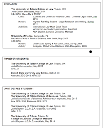 Legal Resumes