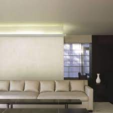 Contemporary Living Room Decor Featuring Aventura Molding For Indirect Lighting Modern Crown Molding With L Modern Crown Molding Indirect Lighting Orac Decor