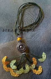 Igne Oyasi Kolye Turkish Needle Lace Tig Isleri Boncuk Oya Ornekleri