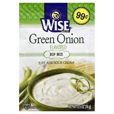 Local $2.79 save up to: Wise Green Onion Dip Mix Add Sour Cream 0 5 Oz Walmart Com