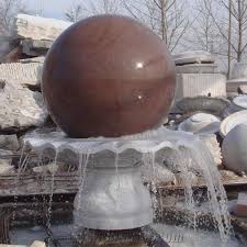 Water flows from the top pineapple into the central basin, which fills and overflows into the largest bottom pool before recirculating. Large Size Outdoor Marble Floating Ball Water Fountain Feng Shui Ball Water Fountain For Decoration Buy Marble Floating Ball Water Fountain Marble Fountain Large Outdoor Marble Water Fountains Product On Alibaba Com
