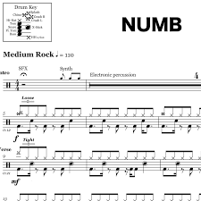 Numb Linkin Park Drum Sheet Music Onlinedrummer Com In 2021 Drums Sheet Drum Sheet Music Drums