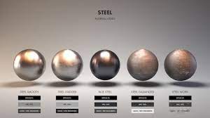 Material Studies Metals By Jarrod Hasenjager Realistic 3d Cgsociety Digital Painting Tutorials Metal Digital Art Tutorial