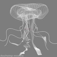 Jellyfish Animations 3d Model Jellyfish By Duchamp Models 3d Model Jellyfish Model