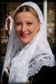 Traditional Croatian ethno-costume. Zagreb.