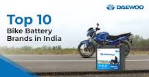 Top 10 Bike Battery Brands in India - Daewoo India