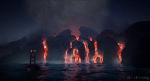 Volcanic Island By Attila Herczegreal Time Vfx Created In Unreal Engine 4 Week Project At Futuregames The Focus I Unreal Engine Visual Effects Big Challenge