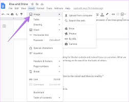 Videos that are inserted from a file are embedded directly into the slides presentation, so the presentation file size will increase the insert video dialog box opens, giving you a few ways to add a video to your presentation. How To Insert And Edit Pictures In Google Docs On Mobile And Pc