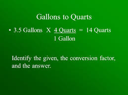 The answer is 3 1/2 gallons liquid equals. Factor Label Method Math Technique Used For Conversion Problems Not The Same As The Proportion Technique More Powerful In Multistep Problems Ppt Download