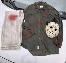 Jason voorhees is a fictional character from the friday the 13th series. Friday The 13th Part 3 Jason Voorhees Costume Set 3pcs Please Etsy